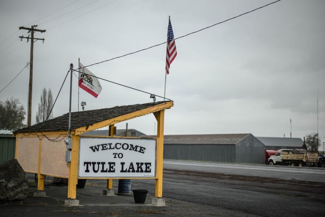 Tulelake sign