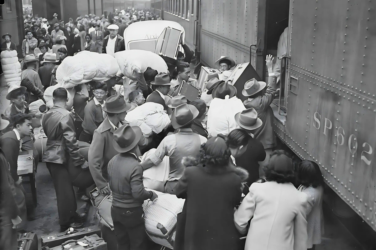 japanese internment trains