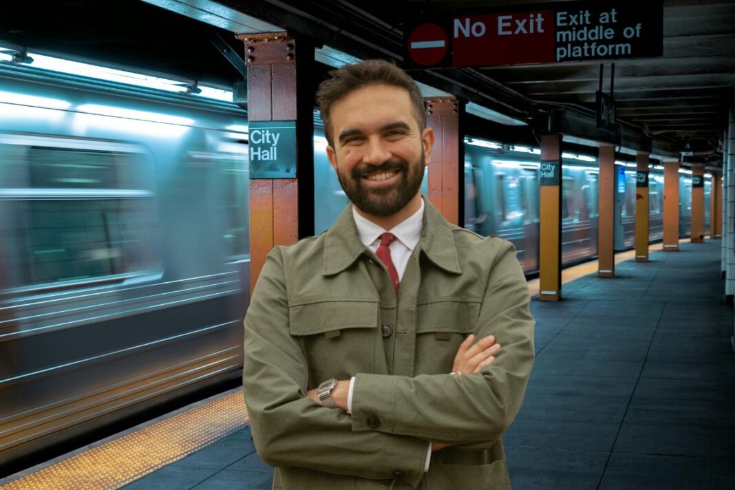 Zohran Mandani Subway to City Hall