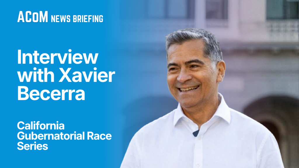 Briefing Xavier Becerra
