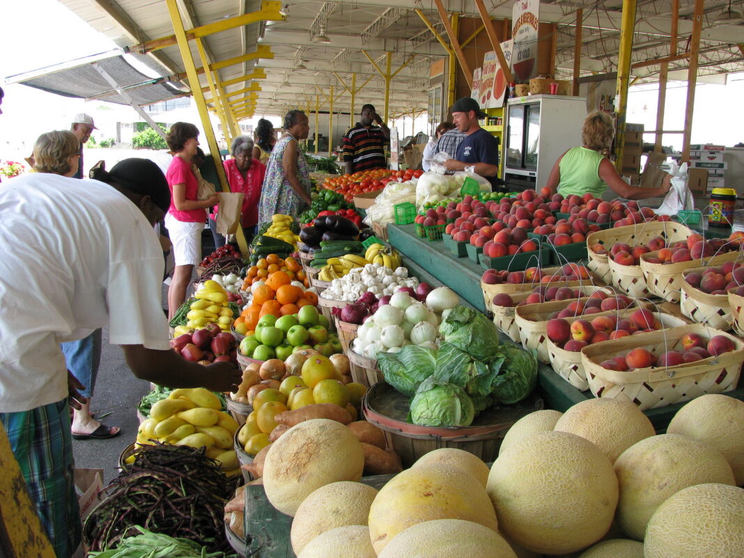 A farmer’s market in Jackson, Mississippi. (Natalie Maynor photo via Flickr/Creative Commons license)