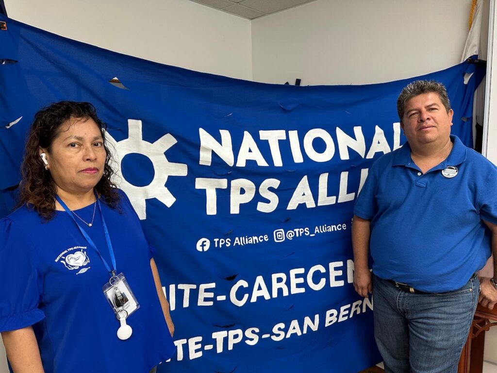 Lorena Zepeda and husband Walter/National TPS Alliance